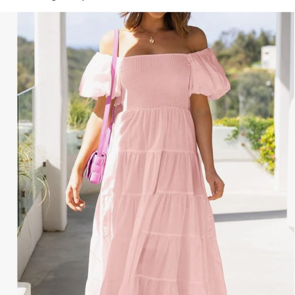 Pink zesica dress